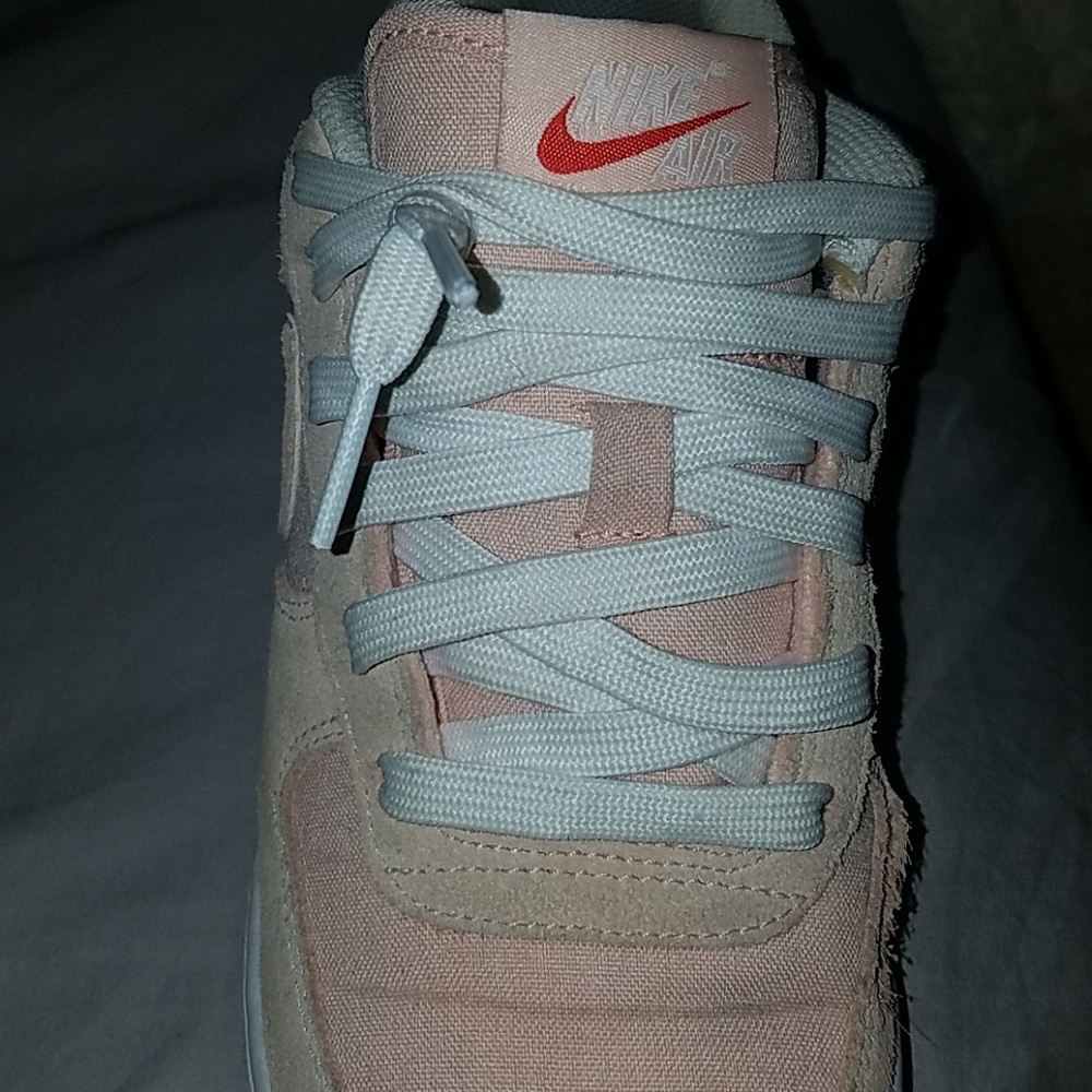 Pastel pink air forces